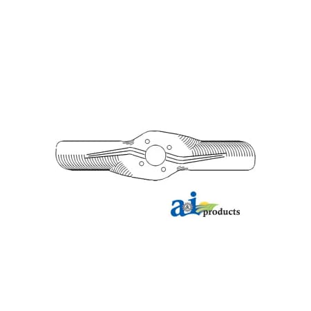 A & I Products Fan, 2 Blade, Inner 14" x3" x0.2" A-3539007M91